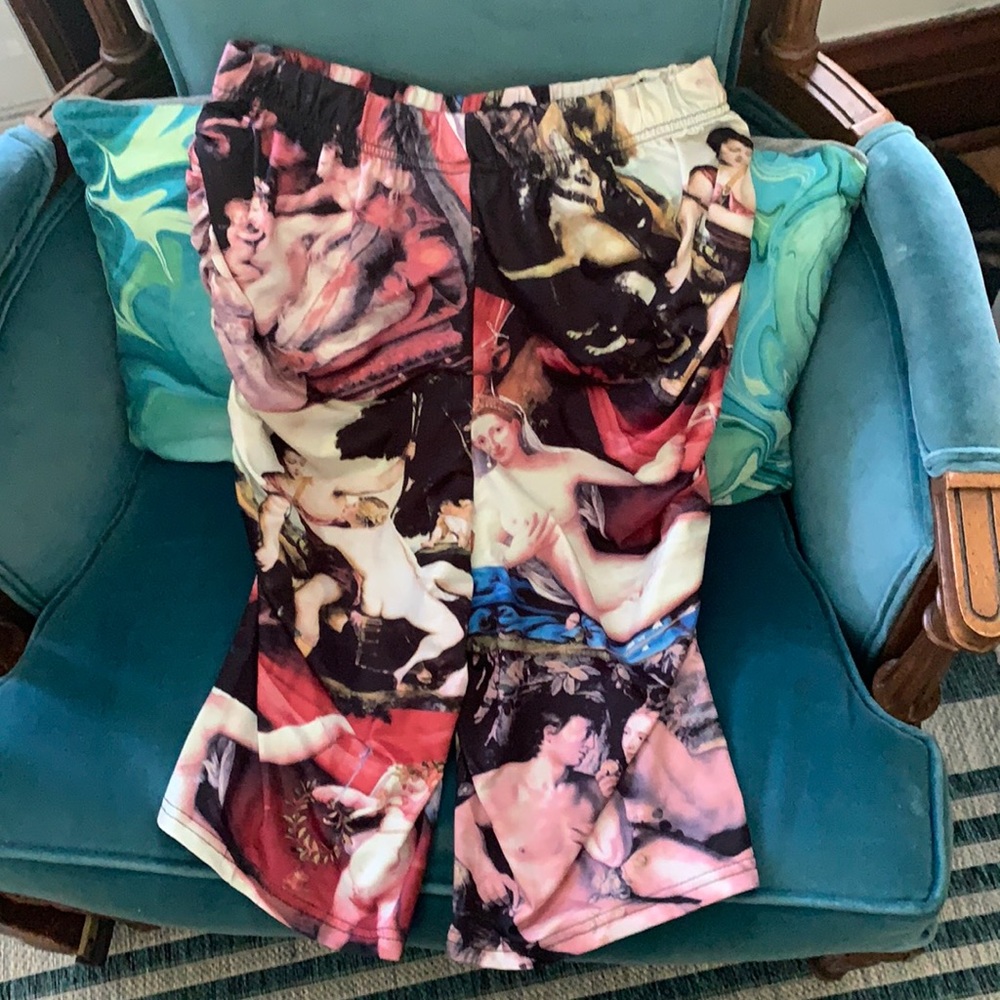 Ruched Renaissance Biker Shorts